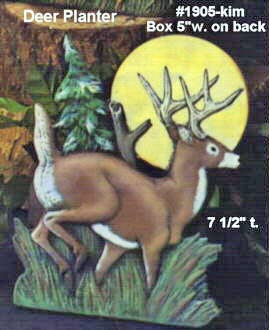 Planter Deer front