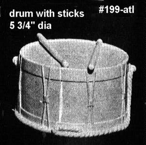 Drum & 2 sticks