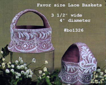 Basket  with Lace