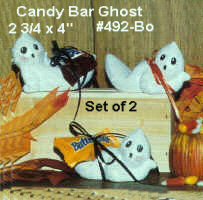 Ghost - Candy Bar Holders