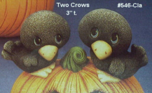 Crows for Pumpkin - sill sitter