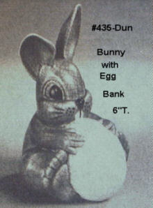 Rabbit with Egg bank 