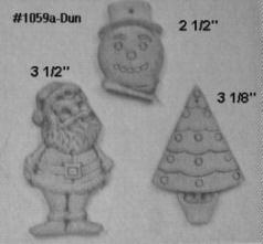 Santa, Tree, Snowman