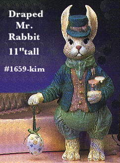 Rabbit draped MR.