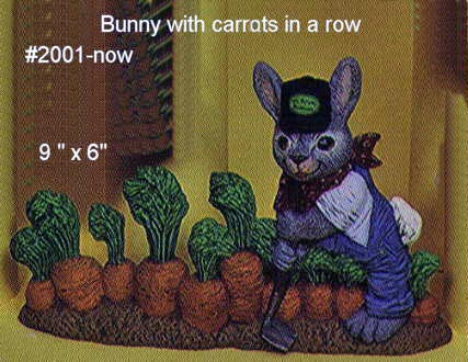Rabbit Boy carrots, window